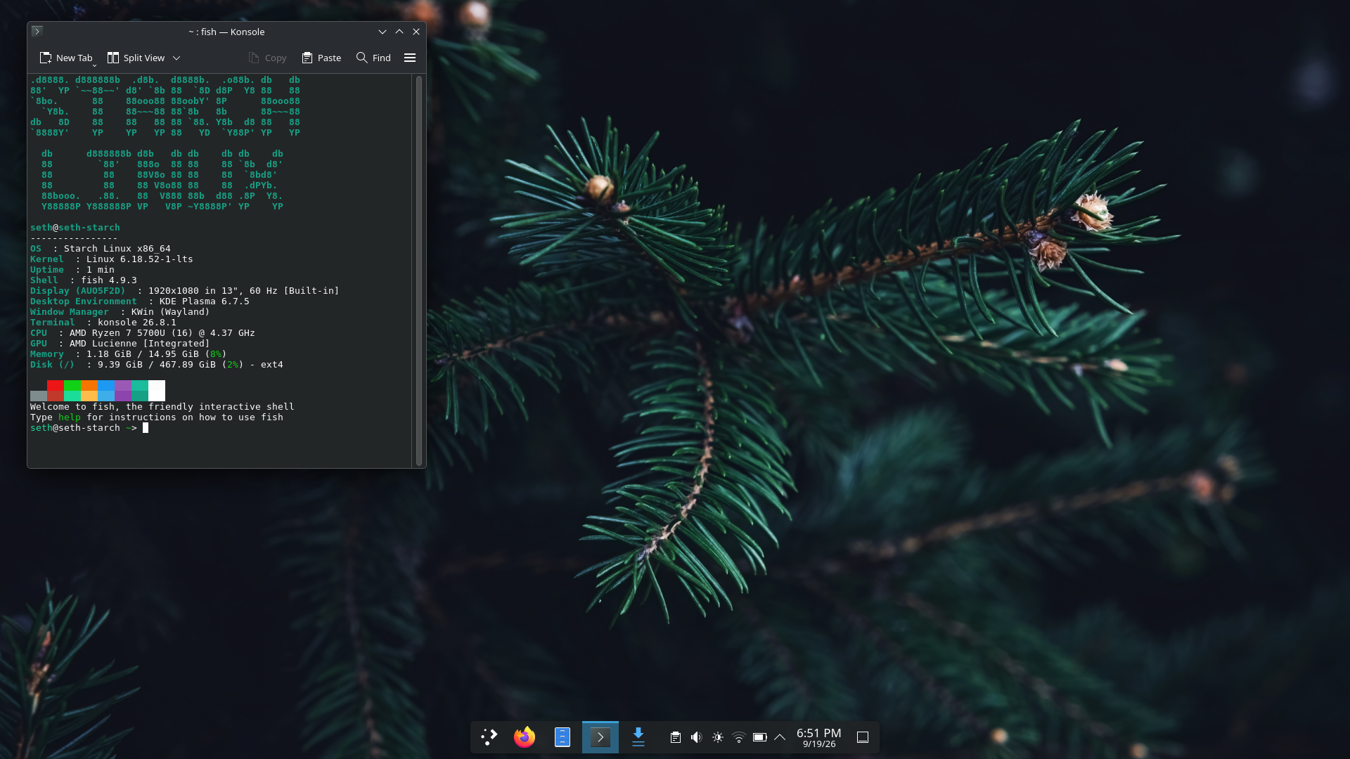 Starch desktop